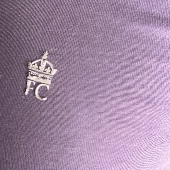 French Connection Mens Purple Polo, M - Picture 4 of 5